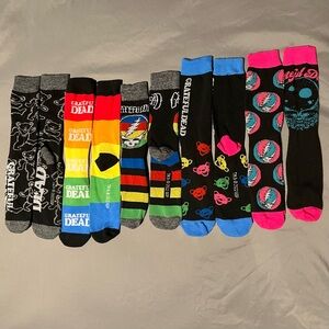 Grateful Dead socks 5 pack